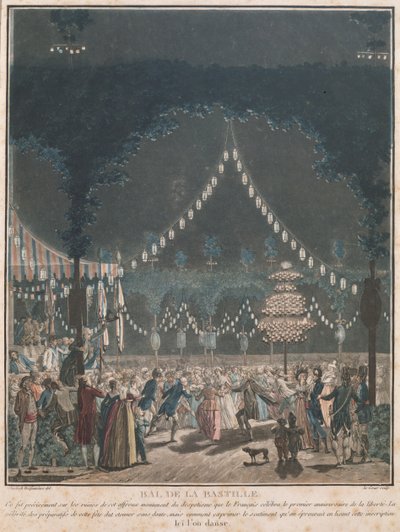 The Bastille Ball by Jacques Francois Joseph Swebach